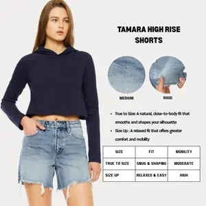 KANCAN - Tamara Women's Denim High Rise Shorts