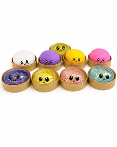 Cute Mini Squishy Dumpling Toy Set – Soft Slow Rising Stress Relief Fidget Toy