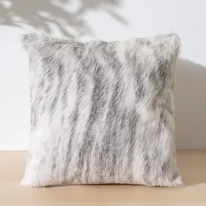 Light Brindle Cowhide Pillow