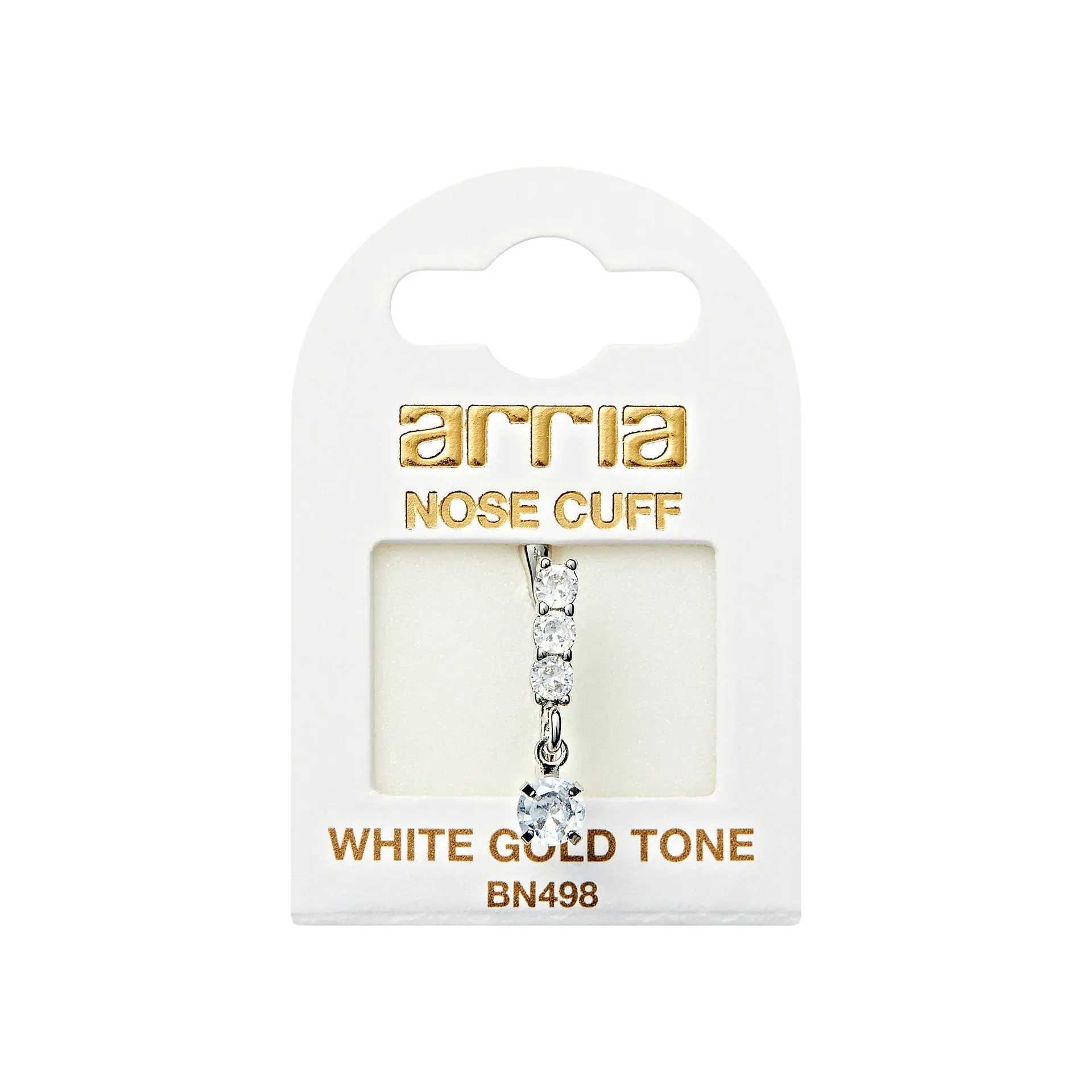 ARRIA BY KISS BN498 W.G NOSE CUFF CUBIC BAR