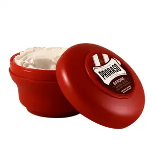 Proraso Shaving Sandalwood Soap in a Bowl Moisturizing and Nourishing Red 150 ml Hydrating Amino Acid All Skin Types Sensitive Skin