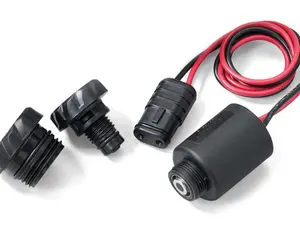 Battery Powered Sprinkler Timer for 4 Valves with Solenoid Adapters Outdoor Use