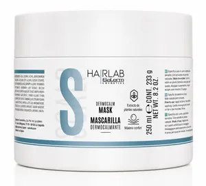 Dermo-Calming Sensitive Scalp Hair Mask - Vegan, Paraben-Free Cosmetic Haircare Treatment with Witch Hazel & Mint, Soothing, Moisturizing, 8.2oz