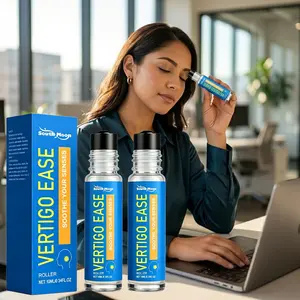 (Buy 1 Get 1 Free) Vertigo Ease Aromatherapy Roll,Calming Aromatherapy Blend for Travel-Vertigo EaseAromatherapy - Essential Oils for Dizziness &Nausea -10ml