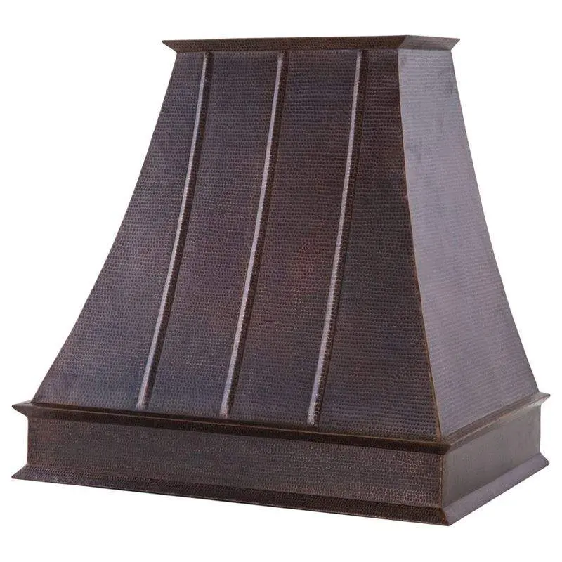 38" 735 CFM Copper Euro Range Hood with Screen Filters