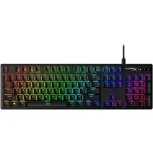 Alloy Origins - Mechanical Gaming Keyboard, Software-Controlled Light & Macro Customization, Compact Form Factor, RGB LED Backlit - Linear  Red Switch (Black)