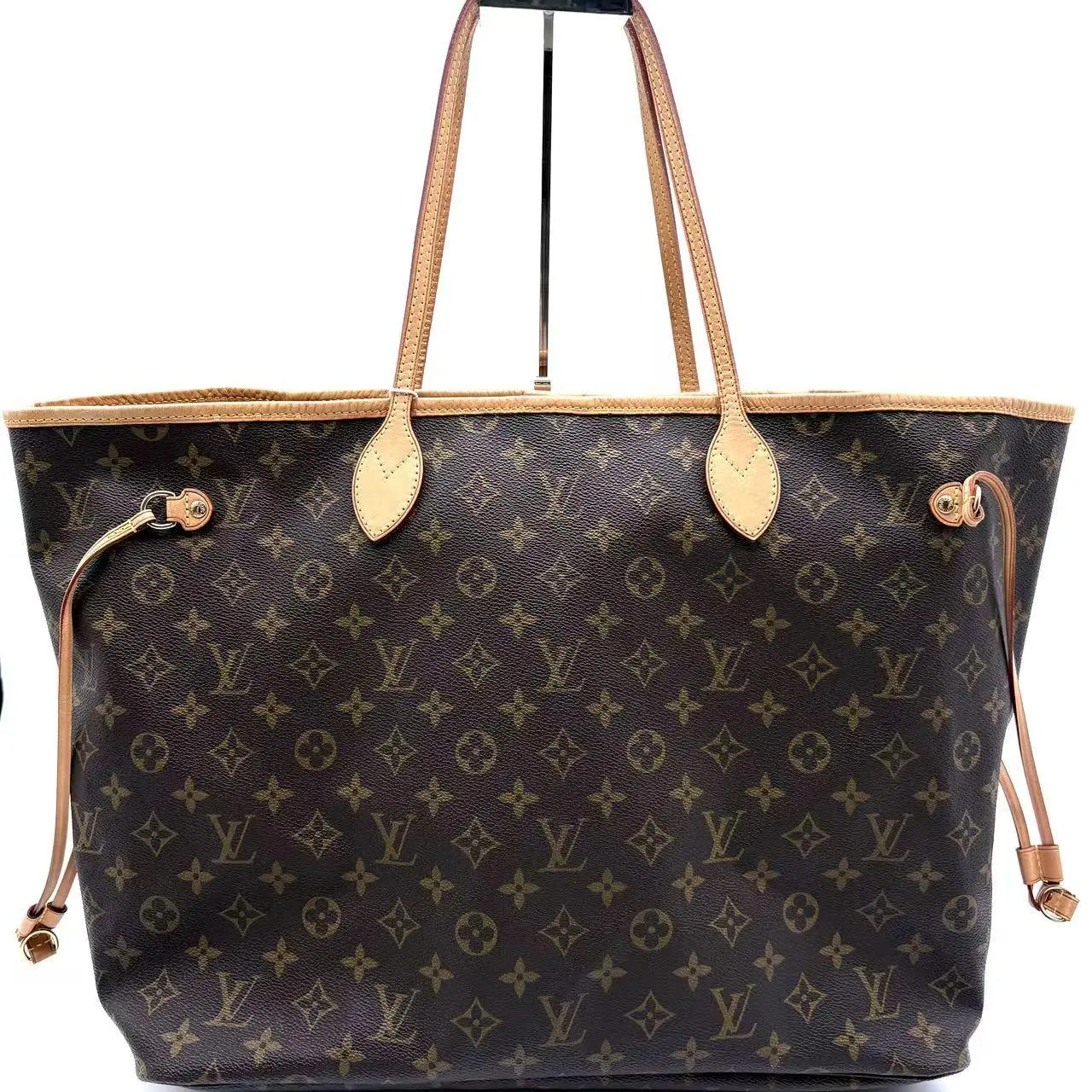 Pre-owned Louis Vuitton LEATHER Tote Bags Monogram Neo Neverfull GM