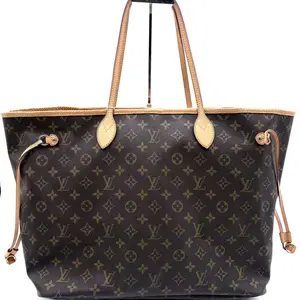 Pre-owned Louis Vuitton LEATHER Tote Bags Monogram Neo Neverfull GM