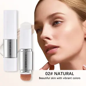 1pc Two-In-One Color-Changing Foundation Stick, Lightweight Hydrating, Smooth Application, Non-Caking, Thin Foundation