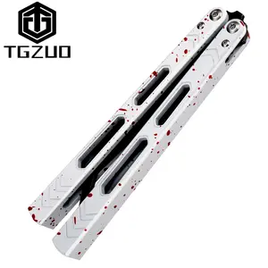 1pc Aluminum Butterfly Trainer, Flip Tool, Donut and Handle, Metal Tool, High-Quality Edc, Durable Design, Perfect for Daily Use