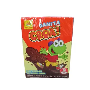 De La Rosa Ranita Groa! 12 pieces  Milk Chocolate  With Crispy   Cereal Net wt 6.8-oz
