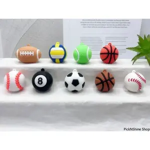 Cartoon cute realistic football keychain pendant for boys' backpacks and bags, accessory, exquisite small gift for events
