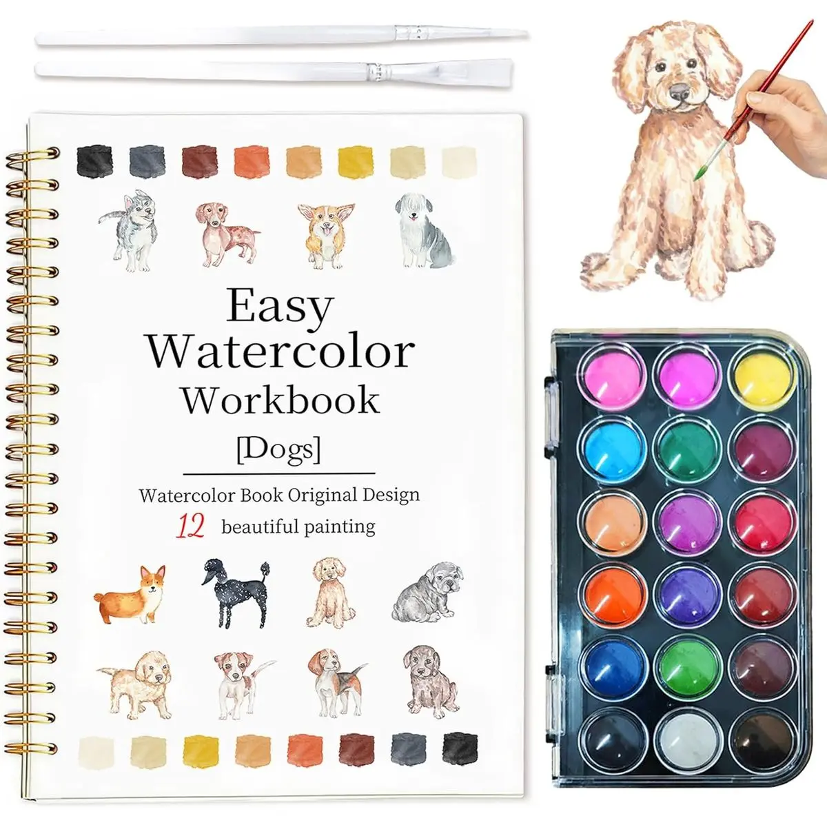 Dogs - 18 Water Colors