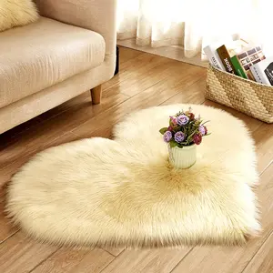 Bathroom Rugs Plush Shower Mat Yellow Floor Rug Sheepskin Imitation Wool R Non Faux Shaggy Slip Carpet Bedroom Fu Mats Rugs Home Decor for Bathroom Floor Room Decor Bathroom Rug 20x16In Prime