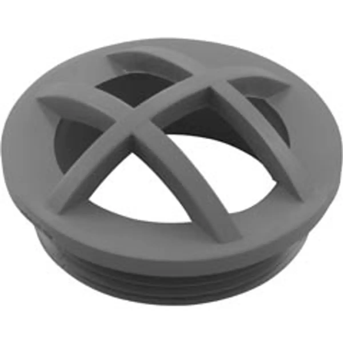 Hayward SP1026DGR 1.5 in. MPT Safety Grate Threaded Pipe Fitting - Durable Material, Easy Setup, Strong Patterns, Dark Gray, Threaded Pipe Fittings