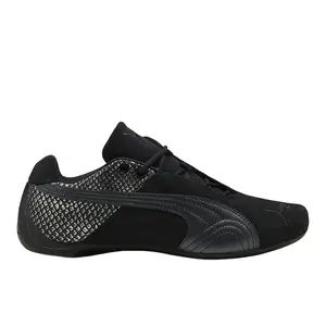 PUMA Mens Future Cat Emboss Lace Up Sneakers Shoes Casual - Black PUMA Mens Future Cat Emboss Lace Up Sneakers Shoes Casual - Black