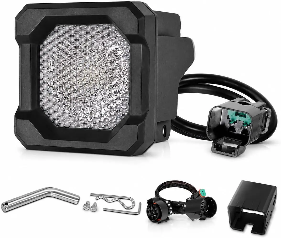 Hitch Mount Reverse Light Kit tow hitch light Universal Hitch Light Kit | Baja Design Lights Universal Fit Trailer Hitch Harness Hitchmount Reverse Light Kit Hitch Reverse Light Plug And Play