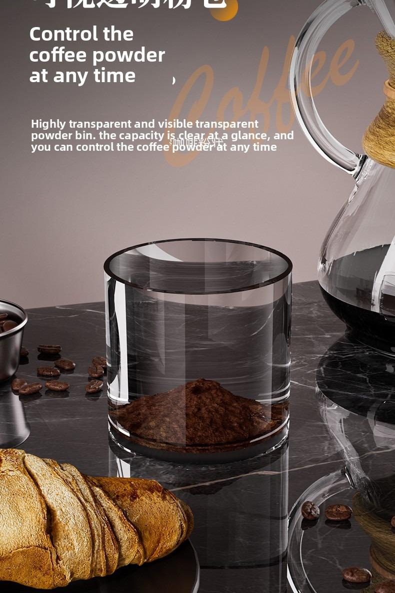 Mini Manual Coffee Grinder with Multiple Adjustable Settings, Portable Hand Coffee Bean Mill with 30g Capacity, Conical Burr Coffee Grinder with Crank for Travel, Camping, Office, Espresso, Pour Over Tea