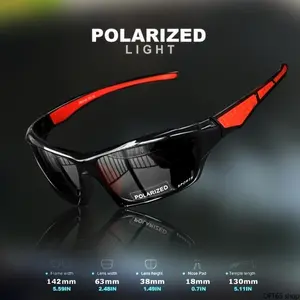 3PCS Polarized Sports Sunglasses Lightweight Night Vision Mirror Lens Shades for Cycling Driving Fishing Outdoor Activities UV Protection Comfort