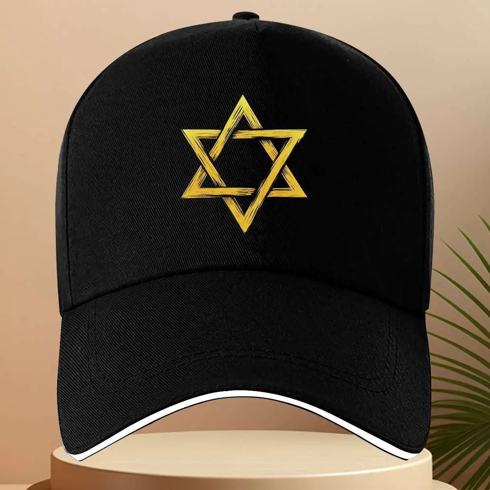 Free Express 1Pc The Hexagonal Star Illustration Is Symbolic And Solemn  Cap, Stylish Travel Hat, Adjustable, Unisex, Trucker Hat