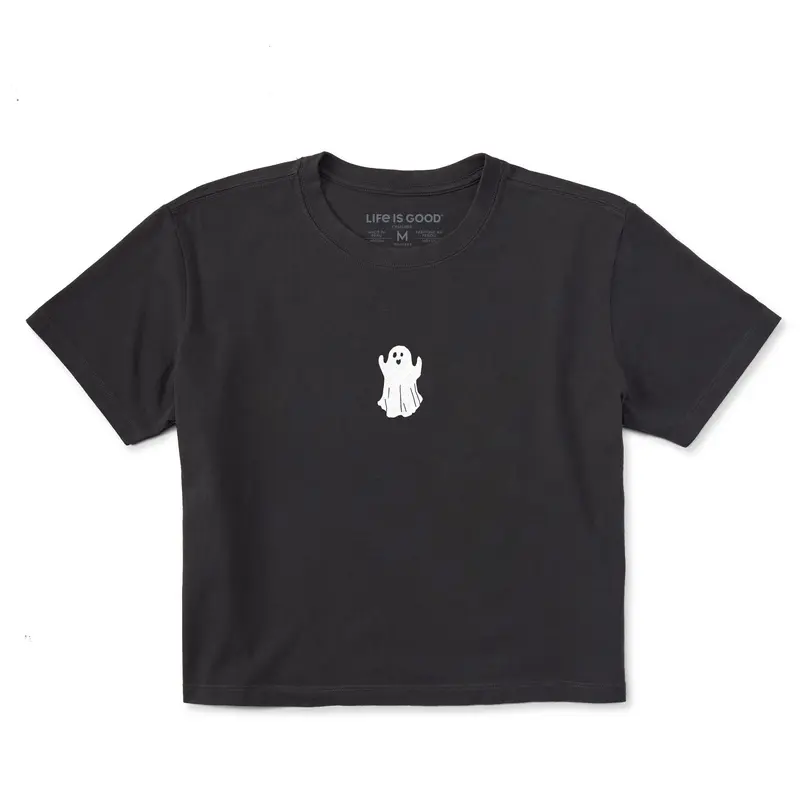 Women's Small Ghost Short Sleeve Crusher Boxy Tee