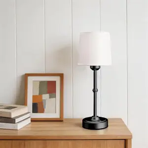 Cordless Table Lamp Rechargeable 1 Pack Brass 6000mAh Battery Operated 3000K Stepless Dimming Touch Control Wireless Lamp for Bedroom Dining Table Counter Living Room Portable Battery Powered Stepless Dimmable Universal Type-C Charging