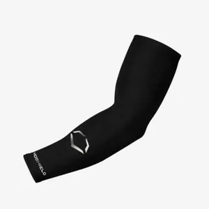 EvoShield Unisex Adult Compression Arm Sleeve - Black, Moisture-Wicking Poly/spandex Fabric, Compression Fit, 6 x 1 x 6 inches, Flat-locks Seams