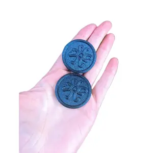 Set of 2 Hastur Tokens Lovecraft Coings King in Yellow Runic Coins Cult Coins PLA Tokens Protection Coin Cthulhu Coins Old Ones Elder Sign