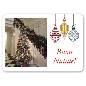 Pack of 10 Post Cards (EU + Rest of World) with Envelopes- Buon Natale