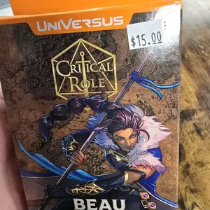 universus beau critical role english tcg starter deck
