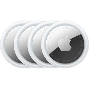 Apple - AirTag (4-Pack) - Silver Apple - AirTag (4-Pack) - Silver