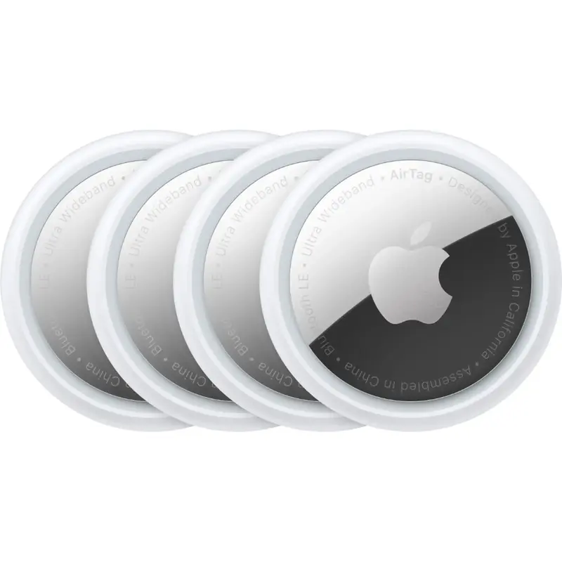 Apple - AirTag (4-Pack) - Silver