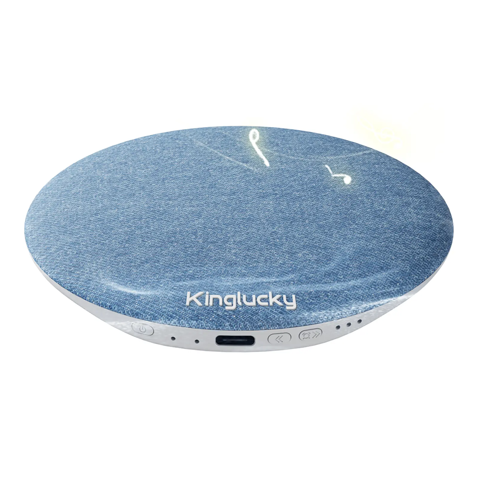 Bluetooth Pillow Speaker for Sleeping, Mini Portable Under Pillow Speaker with White Noise Timer Wireless Sleep Aid with Stereo Bass Private Sleep Headphones for Adult Kids