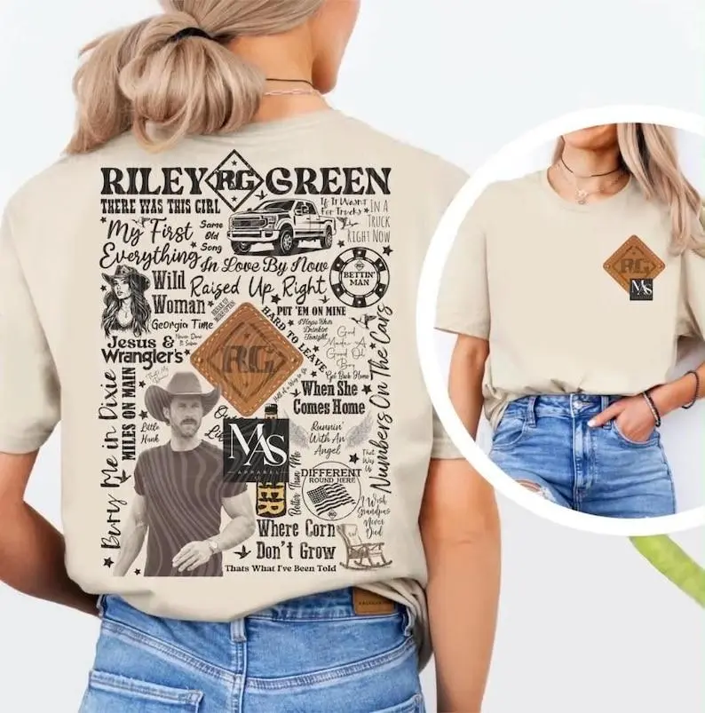 Riley Green Song Title T-Shirt Hoodie: Country Music Fan Tee