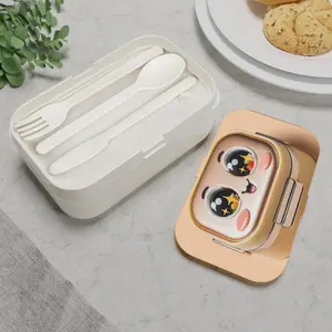 Cute Bento Lunch Box, Kawaii Food Container, Lunch Tote, Kids Bento Box, Meal Prep Box, School Lunch Box