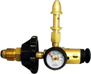 PMU Helium Tank Regulator Filler Valve for Balloons Gauge