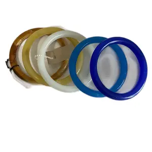 Murano Glass Bangle Bracelets Set of 5 for Women and Men - Handmade Design, Healthy Glass Material, Perfect for Work, Party, and Daily Use