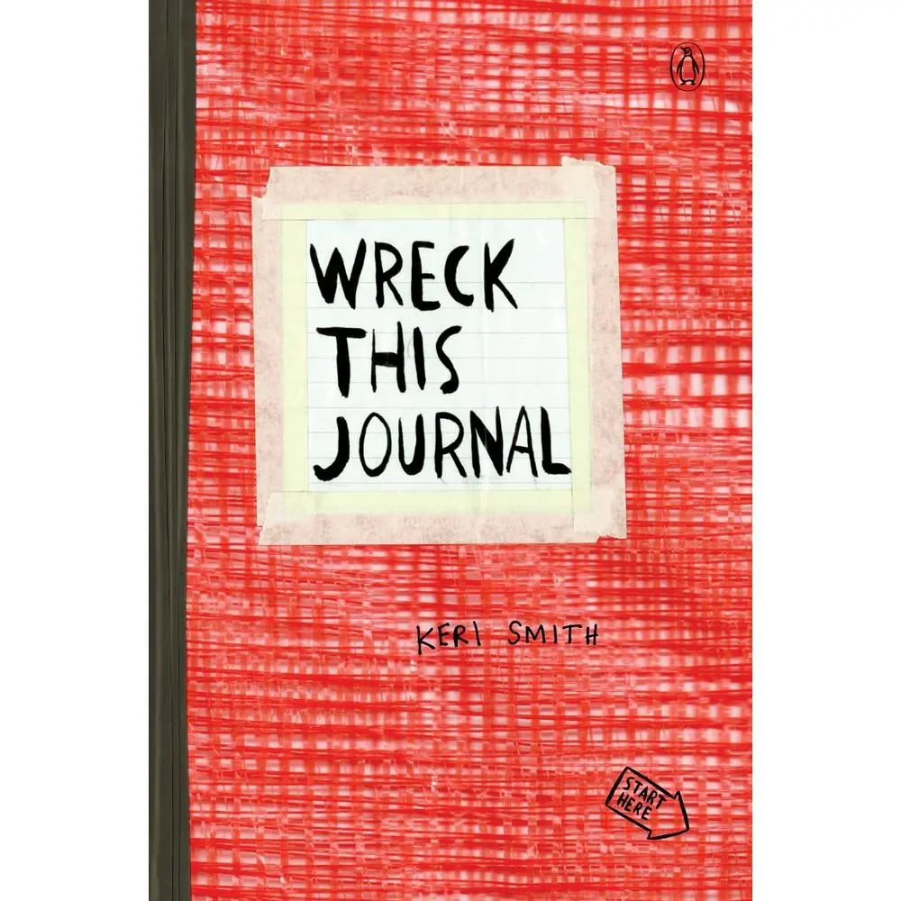 USED Book - Wreck This Journal (Red) Expanded Edition by Smith, Keri (Paperback) - english