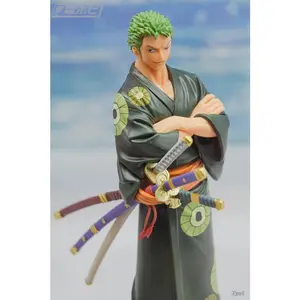 Anime One Piece DXF Figure Wanno Country 17cm Vinsmoke Sanji Roronoa Zoro Model Toy Decoration Collection Children Birthday Gift