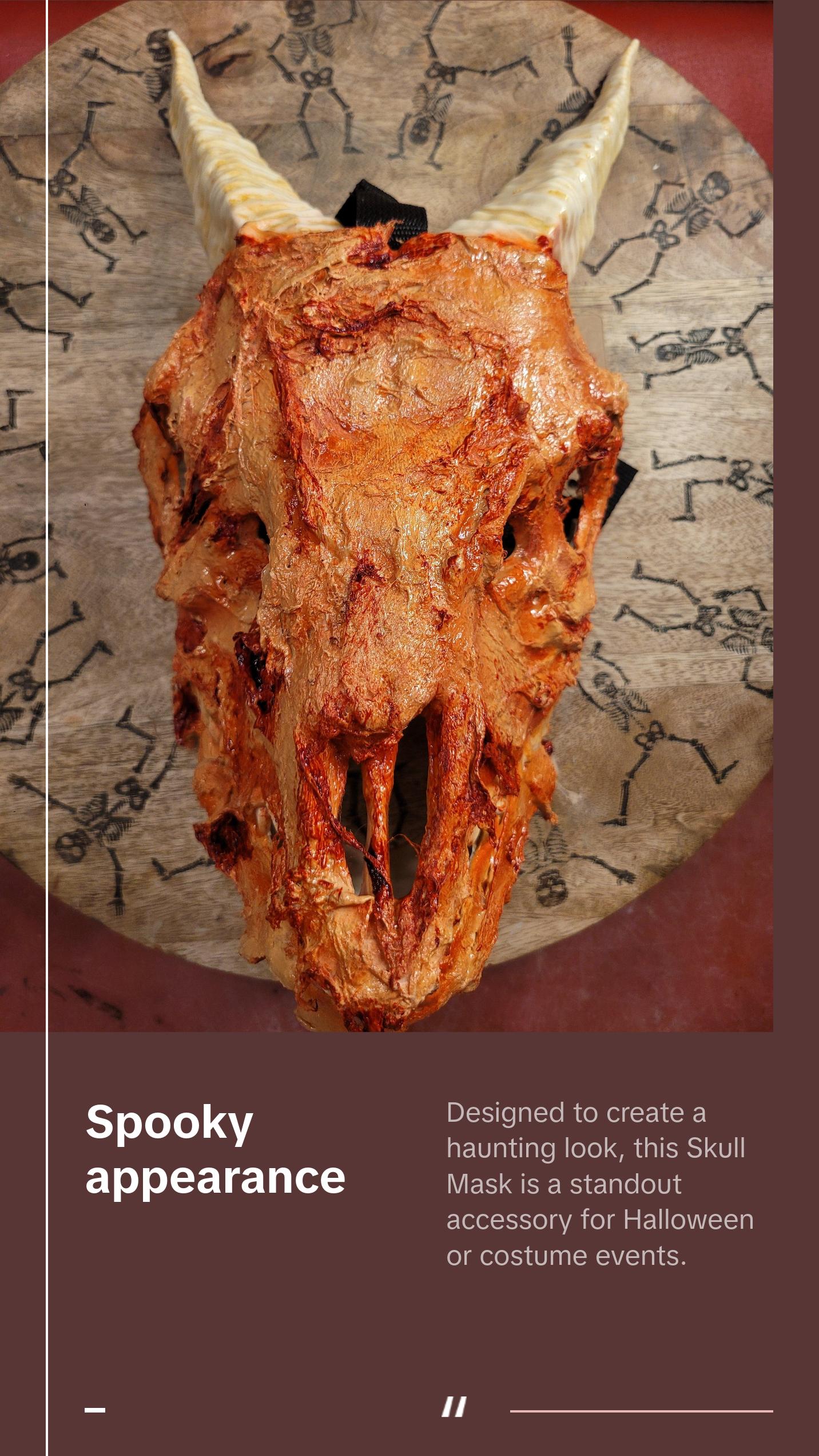 Goat Demon Skull Mask