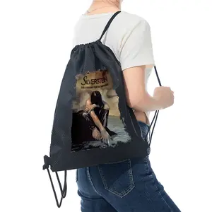 Silverstein Discovering The Waterfront Artistic Water Reflection Design Drawstring Backpack for Casual Outdoor Activities and Music Festival Fans Ideal Birthday Christmas Gift for Teens and Young Adults Stylish Lightweight Durable Bag