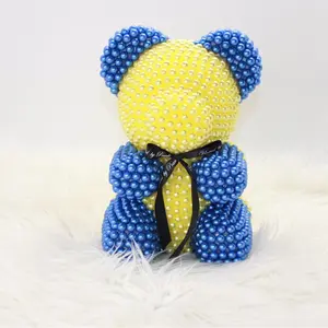Multiple Color Bear with No Face