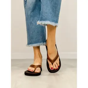 Corkys Summer Plans Flip Flops in COGNAC