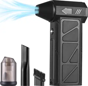 Electric Air Duster&Vacuum cleaner- Power Compressed Air, Variable Speed Canned Air with Fast Charging, Mini Dust Blower for Computer, Keyboard, House, Outdoor and Car