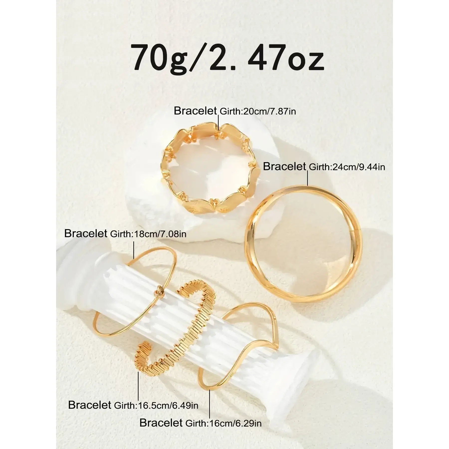 Women's Luxury Bracelet Set, European Style Twisted Design, Elegant Bangle, Casual Alloy Jewelry, Stackable Fashion Accessories, Perfect Gift Idea Women's Luxury Bracelet Set, European Style Twisted Design, Elegant Bangle, Casual Alloy Jewelry, Stackable Fashion Accessories, Perfect Gift Idea