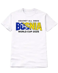 AGAINST ALL ODDS BOSNIA WORLD CUP 2026 T-SHIRT