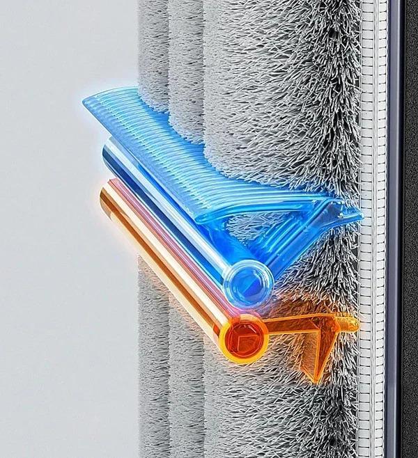 The Mop with Bucket Is a Household Cleaning Tool That Can Be Easily Cleaned Without the Need for Hand Washing