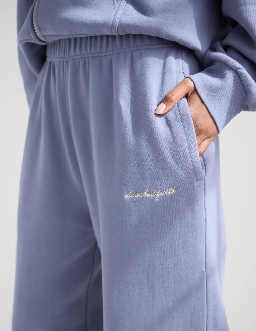 Basics Plum Wide Leg Sweatpant Basics Plum Wide Leg Sweatpant