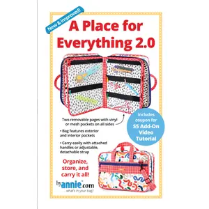 A Place for Everything 2.0 Bag Sewing Pattern By Annie