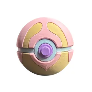 Heal Ball - Inspired 3D Printed Poke Ball  Collectible